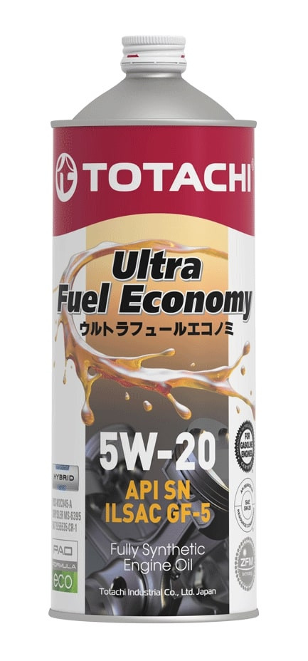 Масло моторное Totachi Ultra Fuel Economy 5W-20 1 л, Масла моторные